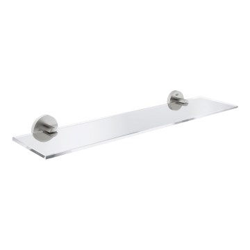 GROHE 41202DC0 - Mensola in vetro START 530 mm, acciaio inox