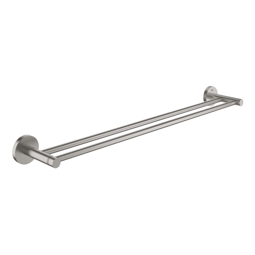 GROHE 41203DC0 - Porta asciugamani a due bracci START 654 mm in acciaio inox