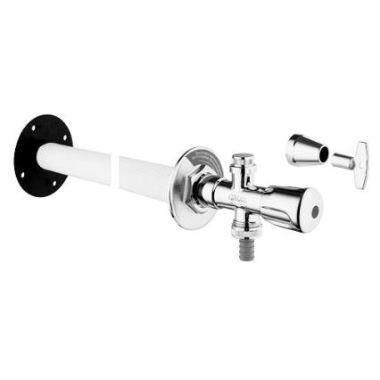 GROHE 41208000 - Valvola da parete per esterni EUROTEC DN 15 cromo lucido