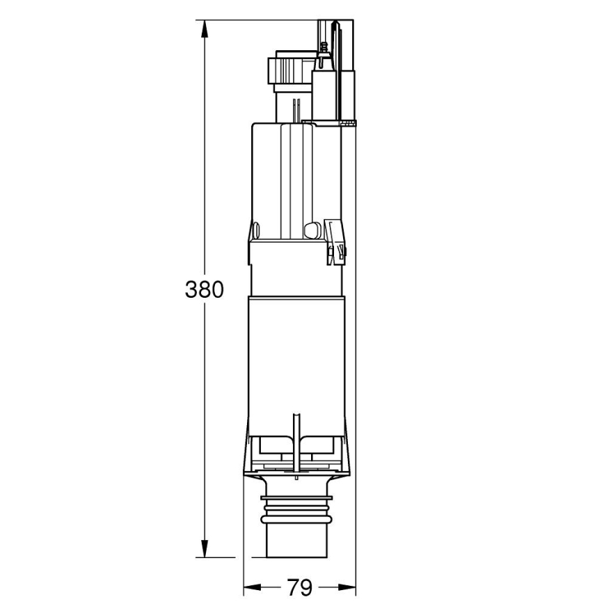GROHE 42253000 - Valvola di scarico AV1, cromo lucido