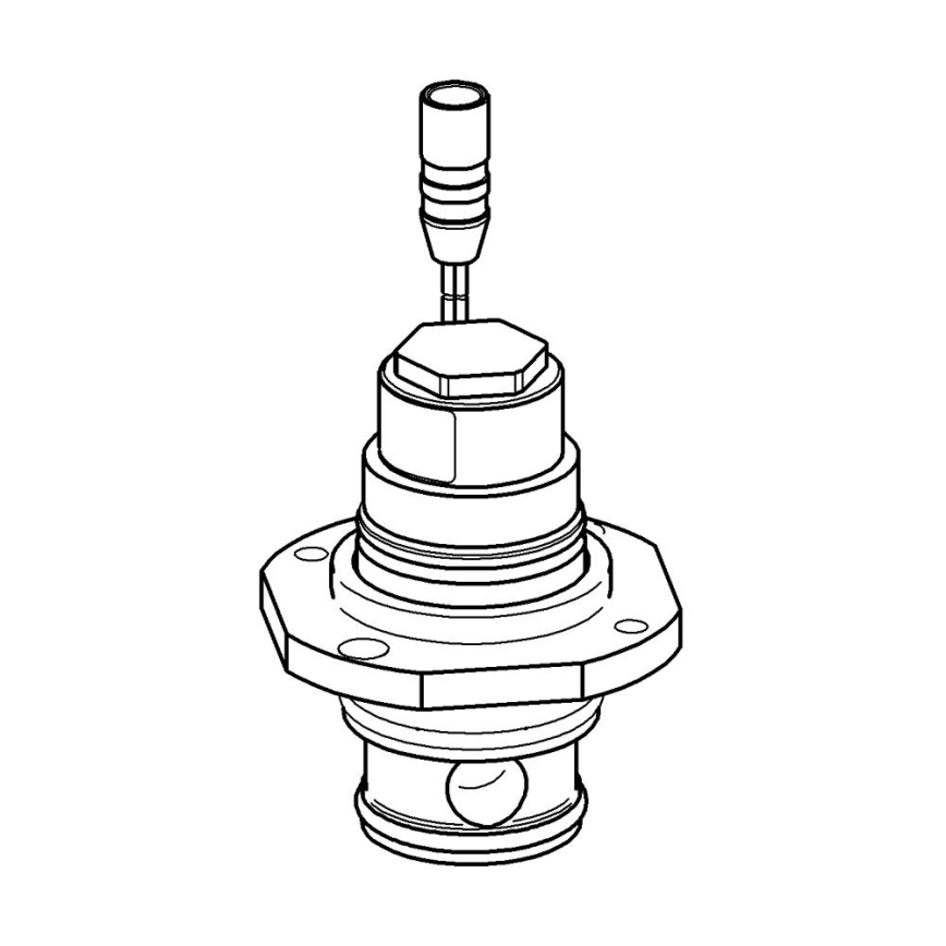 GROHE 42791000 - Elettrovalvola con filtro per 37751, cromo lucido