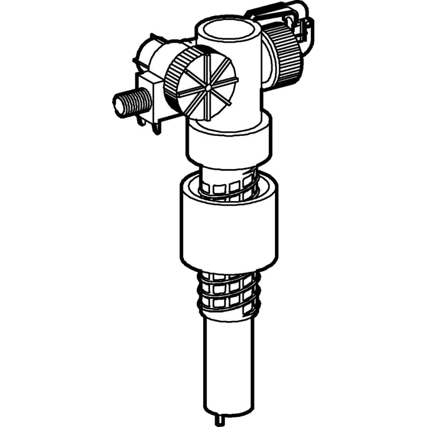 GROHE 43537000 - Valvola di carico in cromo lucido