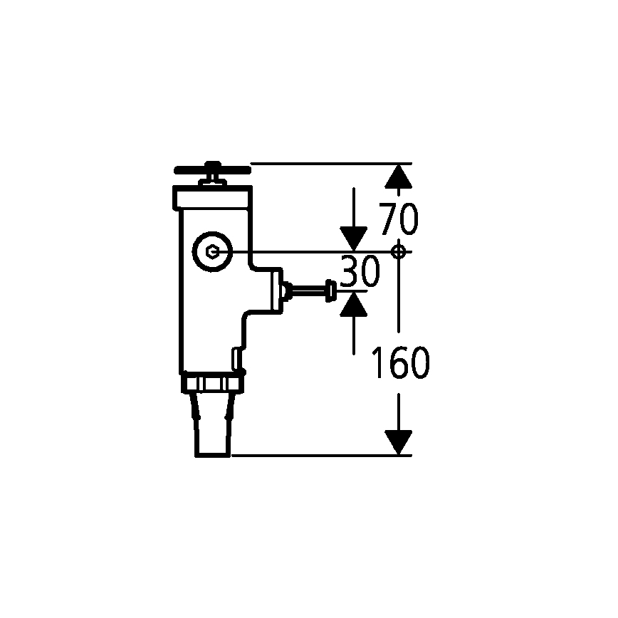 GROHE 43996000 - Sistema di scarico a pressione RONDO 3”