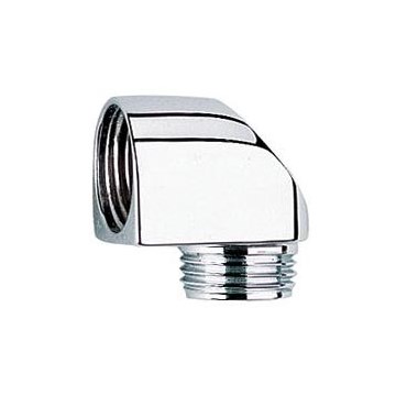 GROHE 45304000 - Raccordo a gomito per doccia DN 15 × DN 15, cromo lucido