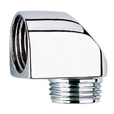 GROHE 45304000 - Raccordo a gomito per doccia DN 15 × DN 15, cromo lucido