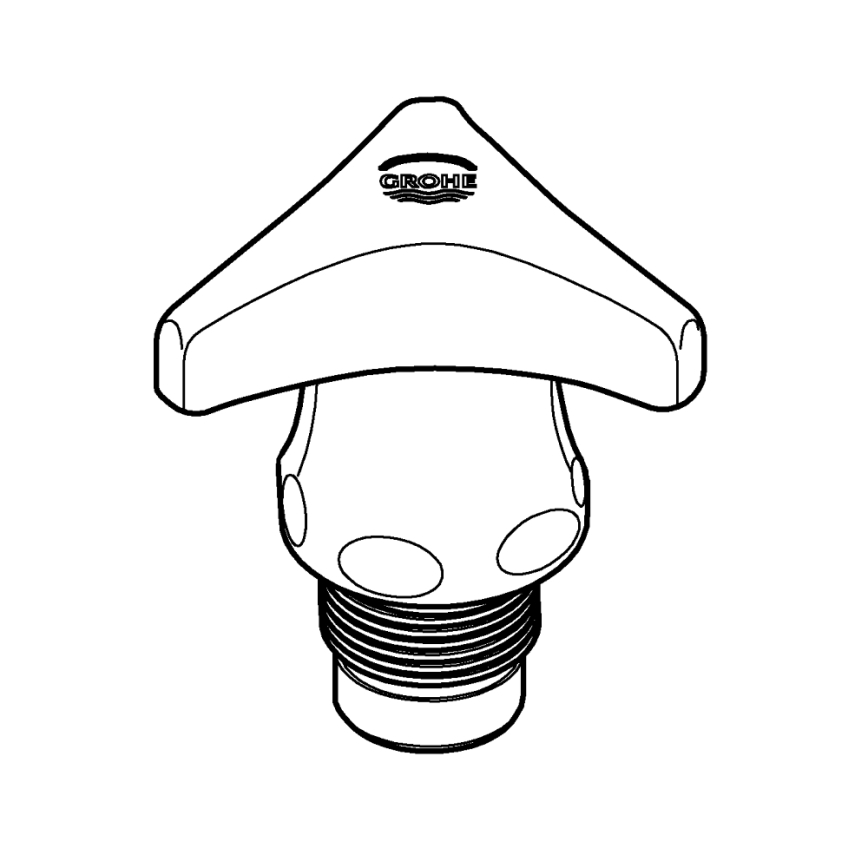 GROHE 45968000 - Coperchio DN 15 TRECORN cromo lucido