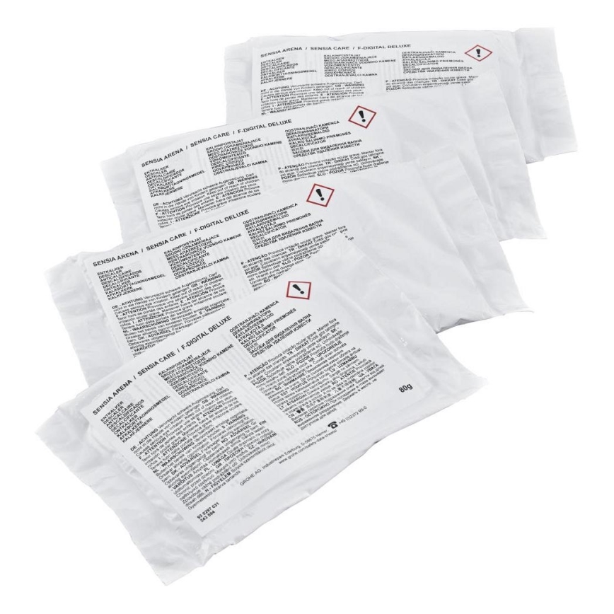 GROHE 4697700M - Decalcificante SENSIA ARENA 4 × 80 g bianco