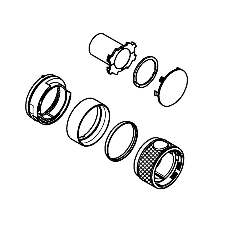 GROHE 49029000 - Maniglia GROHTHERM SMARTCONTROL, finitura cromo lucido