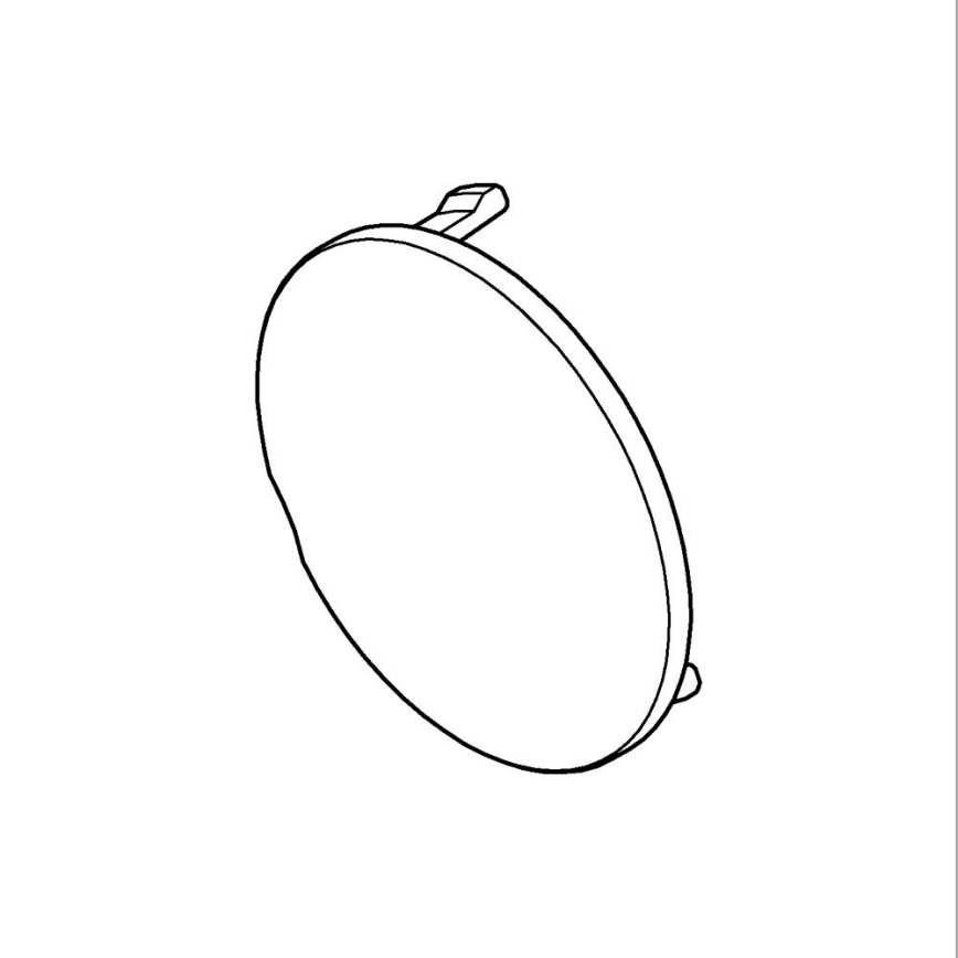 GROHE 6458500M - Copertura per maniglie fisse, cromo lucido