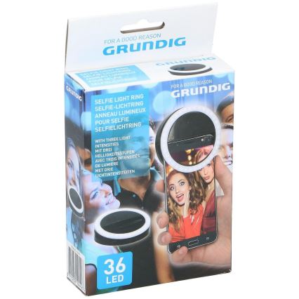 Grundig 10442 - Anello LED per selfie Tik Tok