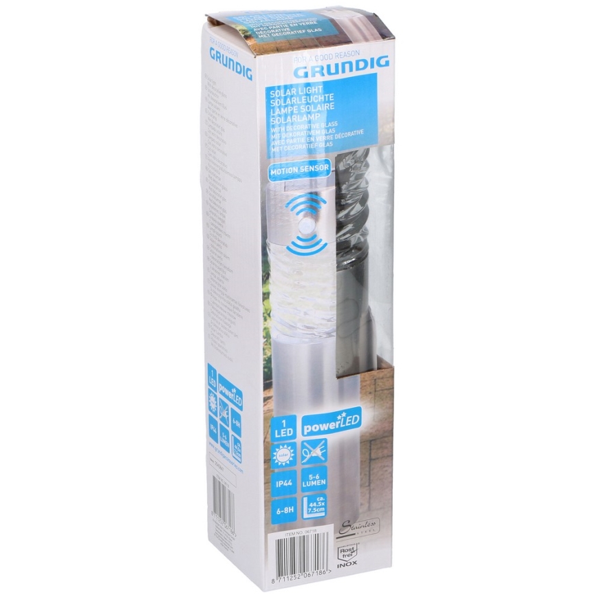 Grundig 14 - Lampada solare LED 1xLED 1xAAA 600 mAh IP44