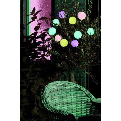 Grundig 14106 - Catena solare LED 2,4m 10xLED/1,2V