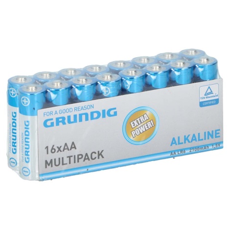 Grundig - 16 batterie alcaline AA/LR6 1,5V