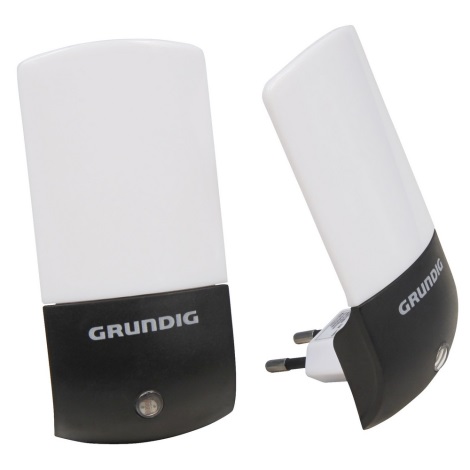 Grundig 179 - SET 2x Applique a LED con sensore 1xLED/0,5W/230V