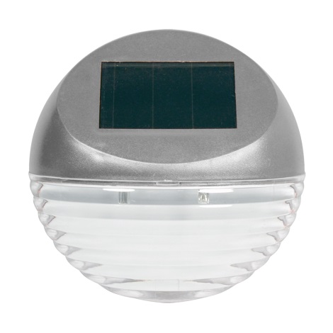 Grundig - Applique a LED solare 2xLED/1xAA argento