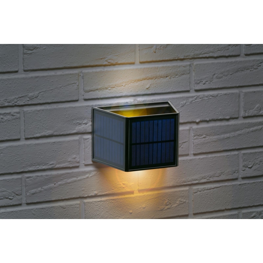 Grundig - Applique solare a LED, 3,7 V, 1800 mAh, IP44