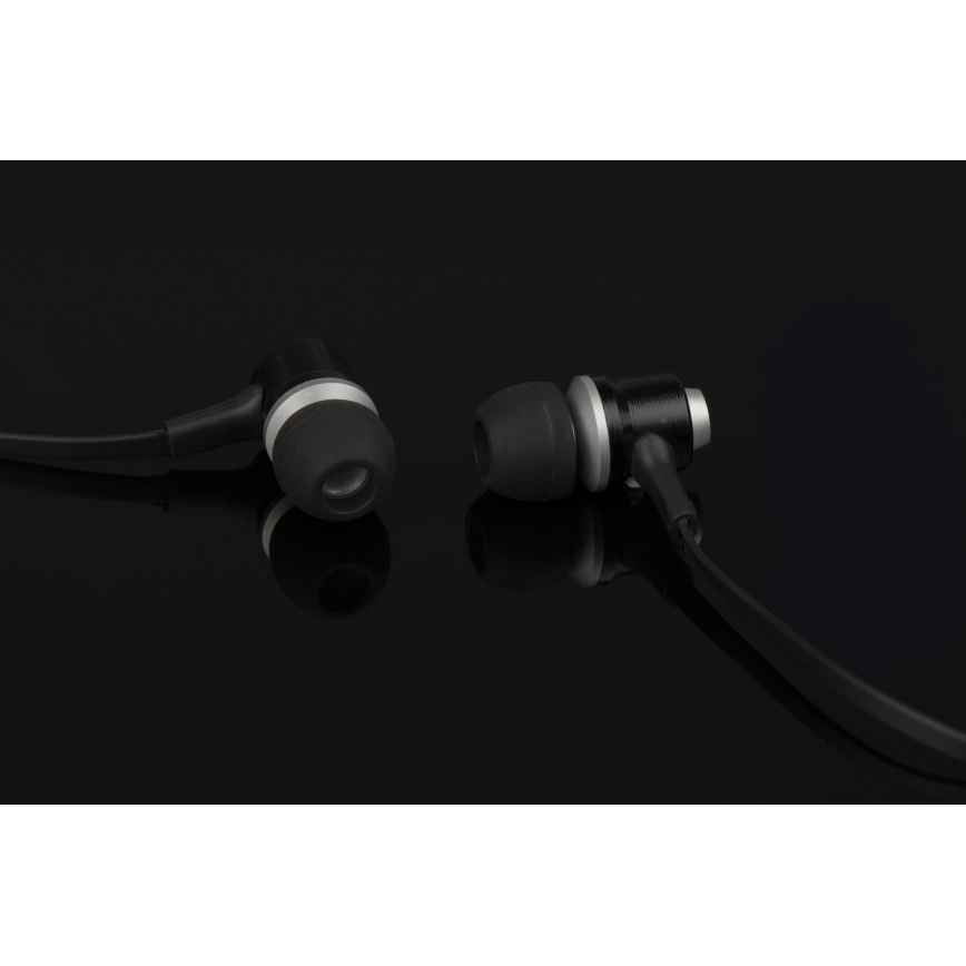 Grundig - Auricolari con microfono JACK 3,5 mm nero