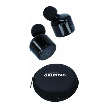 Grundig - Auricolari wireless Bluetooth neri