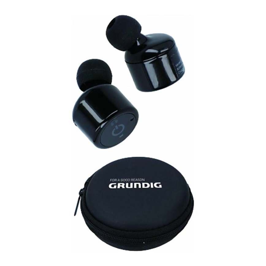 Grundig - Auricolari wireless Bluetooth neri