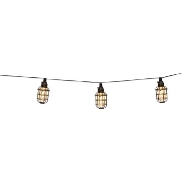 Grundig - Catena LED solare 10xLED 3,8m IP44 bianco caldo
