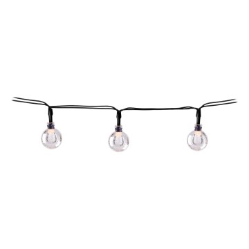 Grundig - Catena LED solare 50xLED/8 funzioni 6,9m bianco caldo