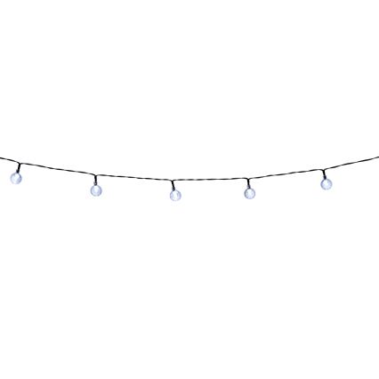 Grundig - Catena luminosa solare a LED dimmerabile 50xLED/8 funzioni, 9,35 m, bianco caldo, 1200 mAh, IP44 + telecomando