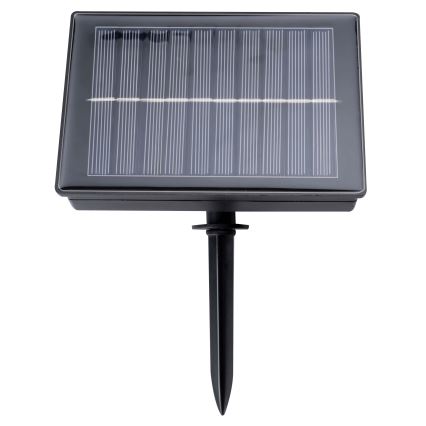 Grundig - Catena luminosa solare a LED dimmerabile 50xLED/8 funzioni, 9,35 m, bianco caldo, 1200 mAh, IP44 + telecomando