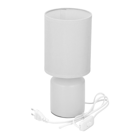 Grundig - Lampada da tavolo 1xE27/40W/230V bianco