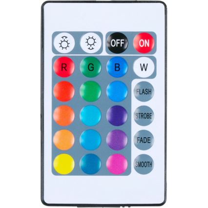 Grundig - Lampada da tavolo dimmerabile LED RGBW LED/0,7W/5V nera + telecomando