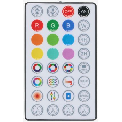 Grundig - Lampada da terra dimmerabile LED RGB 2 in 1 LED/230V + telecomando