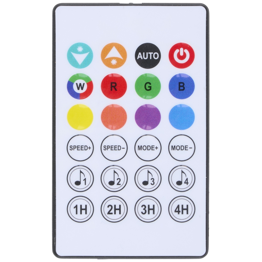 Grundig - Lampada da terra LED RGB dimmerabile 8W/5V + telecomando
