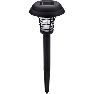 Grundig - Lampada solare a LED e trappola per insetti con LED UV, batteria 1xAA 600 mAh, IPX4