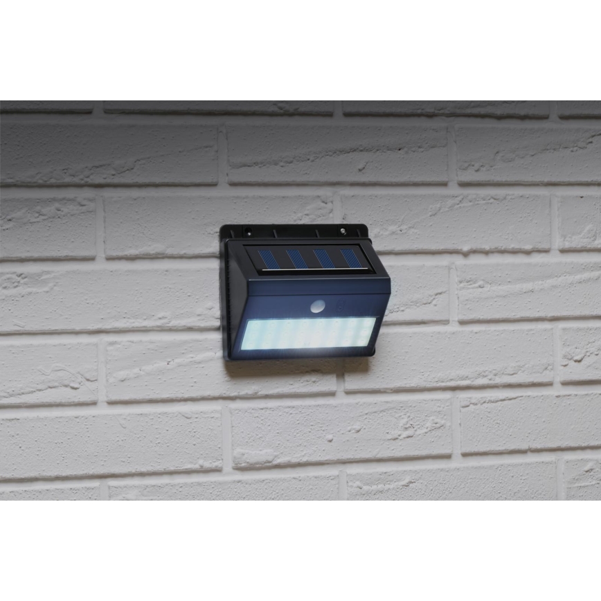 Grundig - Lampada solare da parete a LED con sensore LED/1,2V 600 mAh IP44