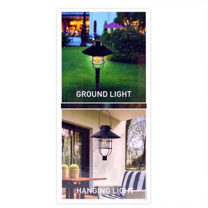 Grundig - Lampada solare LED LED/1,2V 600 mAh