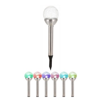 Grundig - Lampada solare LED 1xLED/1,2V 600 mAh multicolore