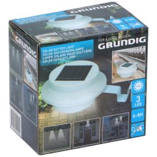 Grundig - Lampada solare LED con supporto 3xLED/1xAA