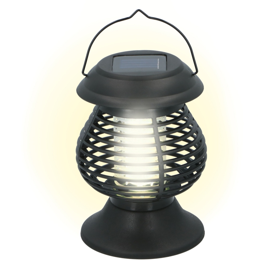Grundig - Lampada solare UV LED con trappola per insetti LED/1W/1,2V IPX4