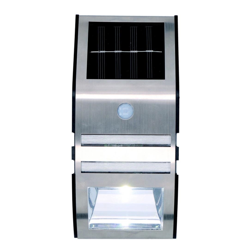 Grundig - LED Applique solare con sensore di movimento e crepuscolare LED/1xAA 600mAh IP64