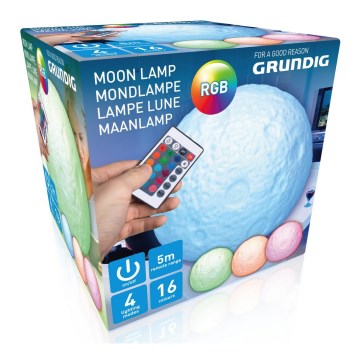 Grundig - LED RGB Decorativa sfera 1xLED/3xAAA + telecomando