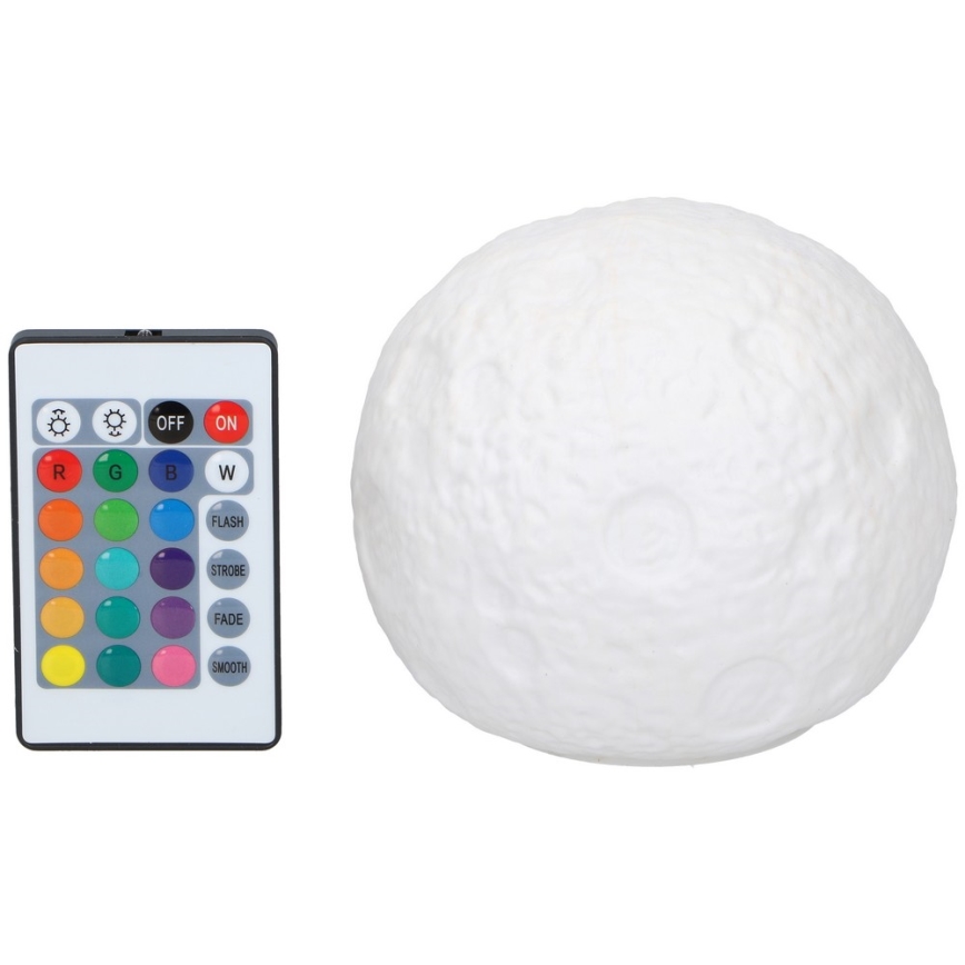 Grundig - LED RGB Decorativa sfera 1xLED/3xAAA + telecomando