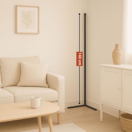 Grundig - LED RGBW Lampada da terra dimmerabile LED/6W/230V + telecomando