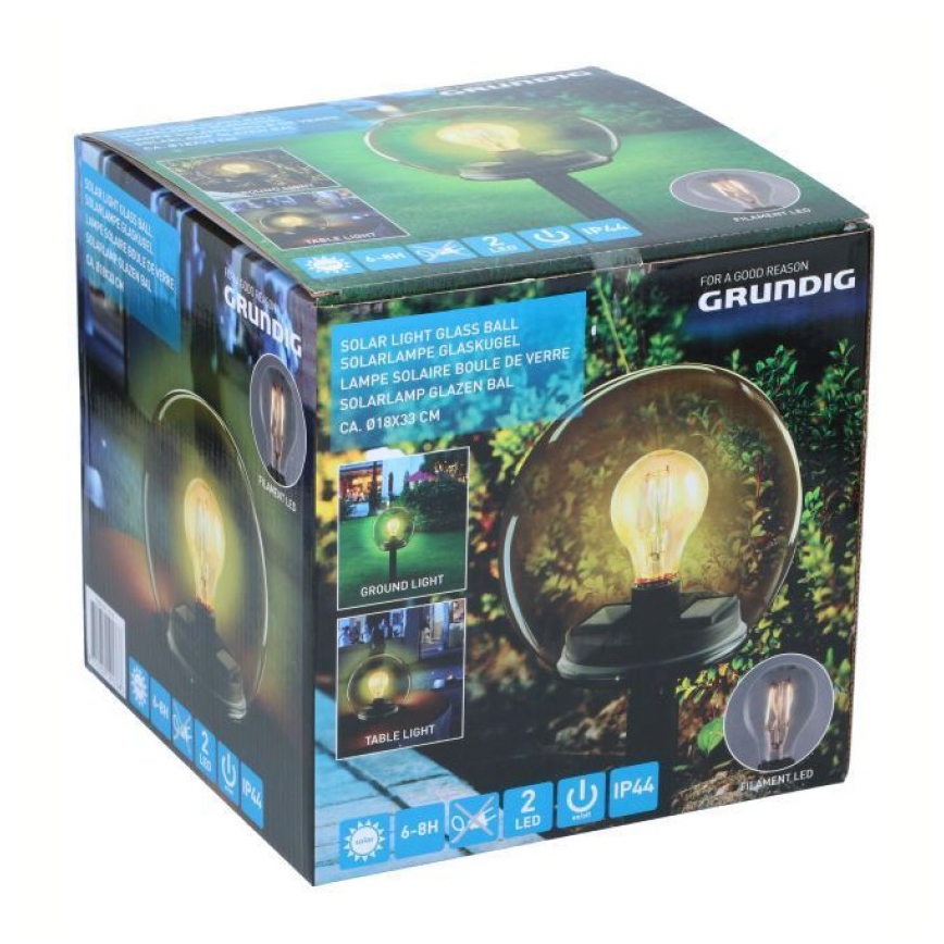 Grundig - Luce LED solare LED/3,7V IP44
