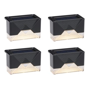 Grundig - SET 4x Lampada da parete solare a LED LED/1,2V 600 mAh IP44
