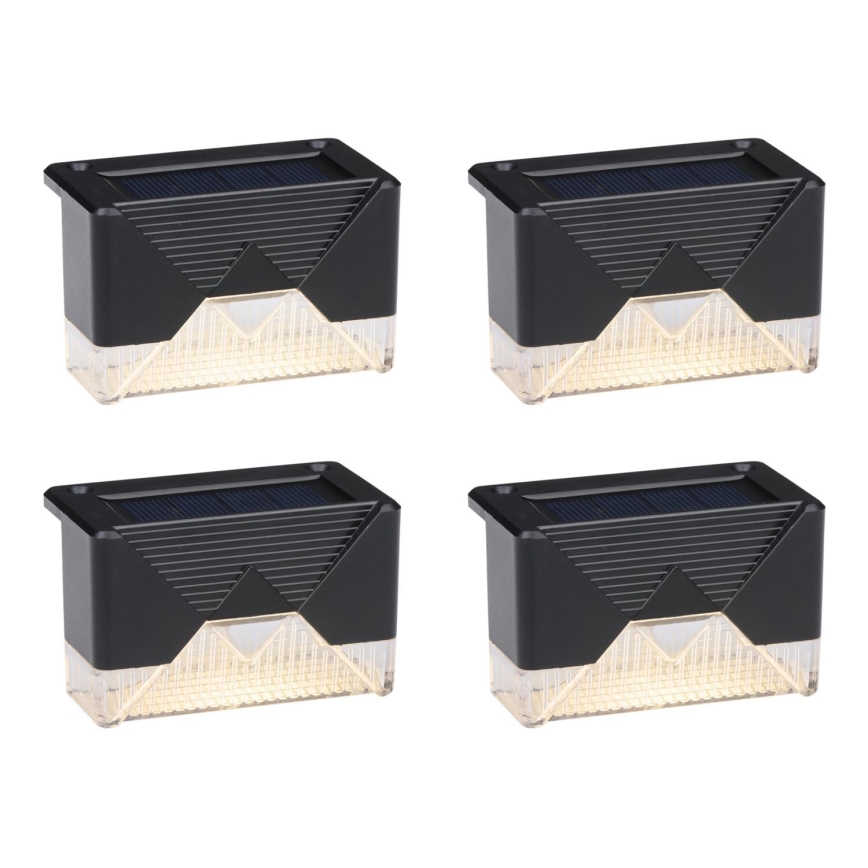 Grundig - SET 4x Lampada da parete solare a LED LED/1,2V 600 mAh IP44