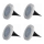 Grundig - SET 4x Lampada LED solare LED/1W/1,2V 600 mAh IP65