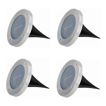 Grundig - SET 4x Lampada Solare LED LED/1W/1,2V 600 mAh IP65