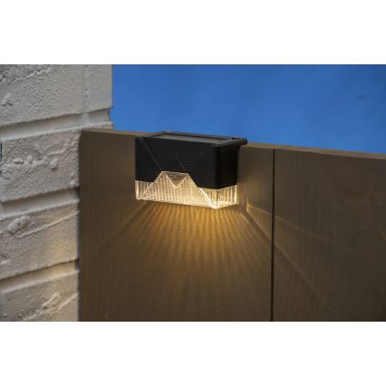Grundig - SET 4x Lampada da parete solare a LED LED/1,2V 600 mAh IP44
