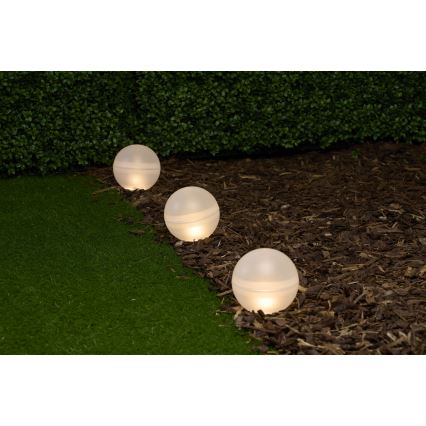 Grundig - SET 5x LED RGBW  Lampada solare LED/3,2V IP44