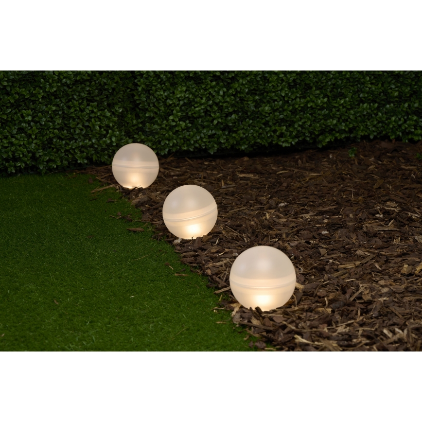 Grundig - SET 5x LED RGBW  Lampada solare LED/3,2V IP44
