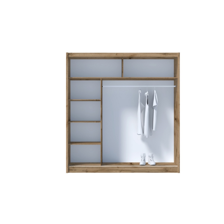 Guardaroba SABRINA 203x215 cm quercia woltan